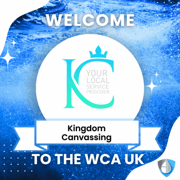 Welcome Kingdom Canvassing Ltd to the WCA